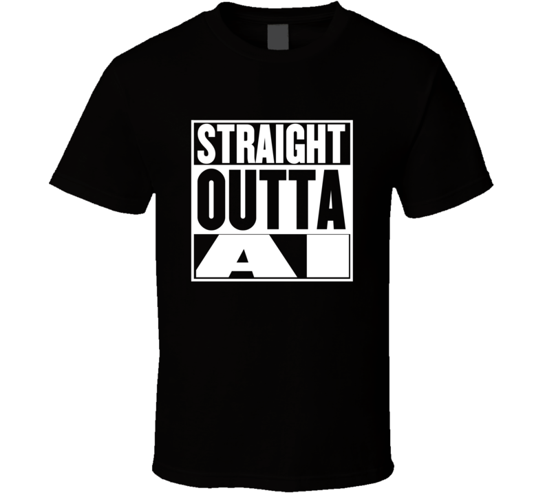 Straight Outta AI Movie Parody Shirt Straight Outta AI Movie Parody Shirt