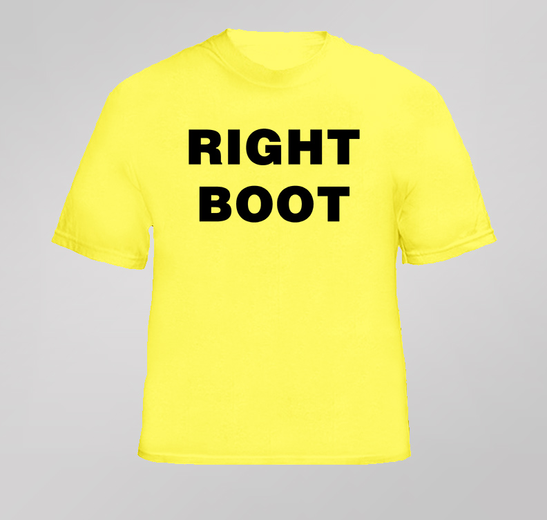 Frank 30 Rock Right Boot T Shirt Frank 30 Rock Right Boot T Shirt