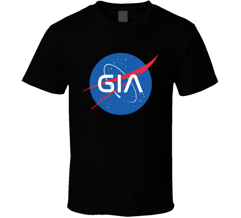 Gia NASA Logo Your Name Space Agency T Shirt Gia NASA Logo Your Name Space Agency T Shirt