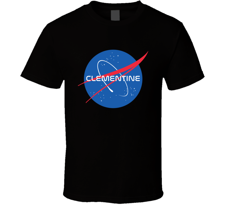 Clementine NASA Logo Your Name Space Agency T Shirt Clementine NASA Logo Your Name Space Agency T Shirt
