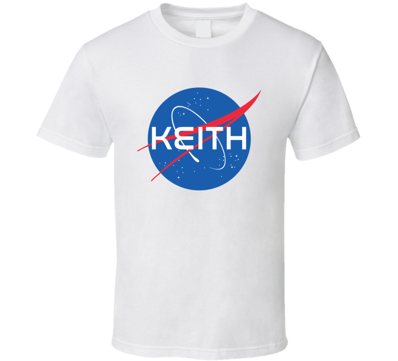 KEITH NASA Logo Your Last Name Space Agency T Shirt KEITH NASA Logo Your Last Name Space Agency T Shirt