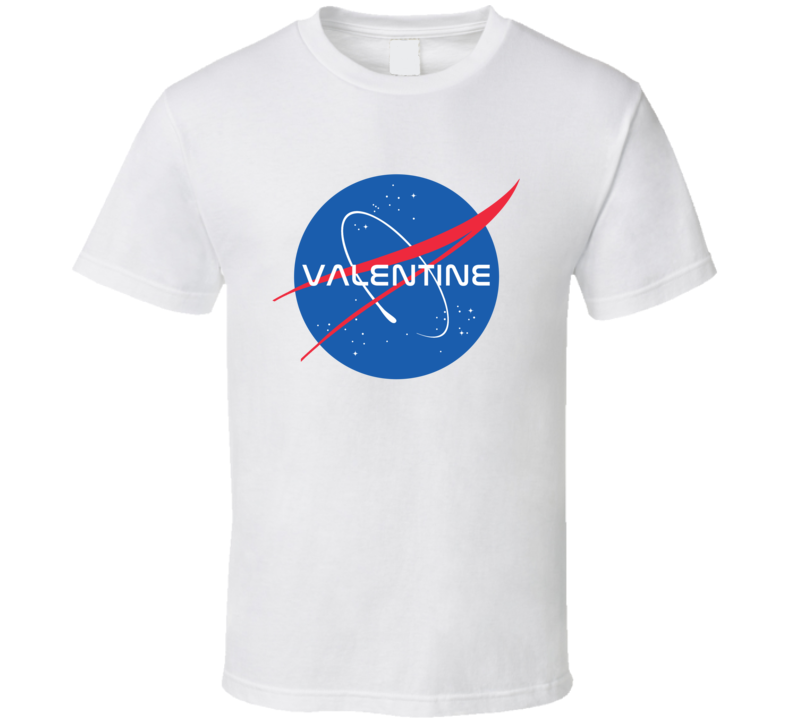 VALENTINE NASA Logo Your Last Name Space Agency T Shirt VALENTINE NASA Logo Your Last Name Space Agency T Shirt