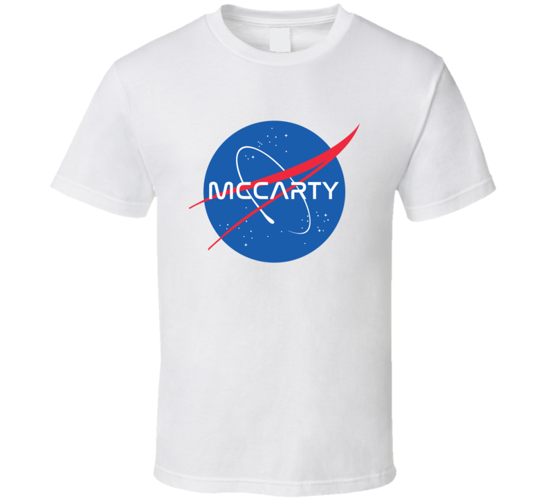 MCCARTY NASA Logo Your Last Name Space Agency T Shirt MCCARTY NASA Logo Your Last Name Space Agency T Shirt