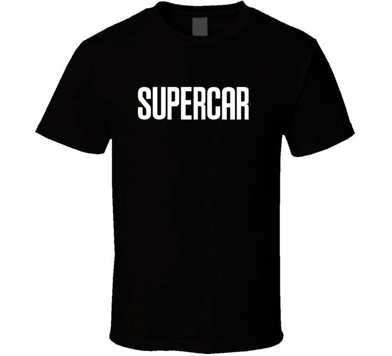 Supercar Retro 60's TV Show Logo T Shirt Supercar Retro 60's TV Show Logo T Shirt