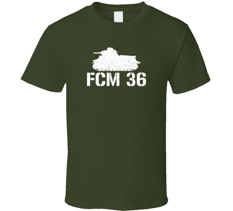 France Light Tank FCM 36 Military T Shirt France Light Tank FCM 36 Military T Shirt