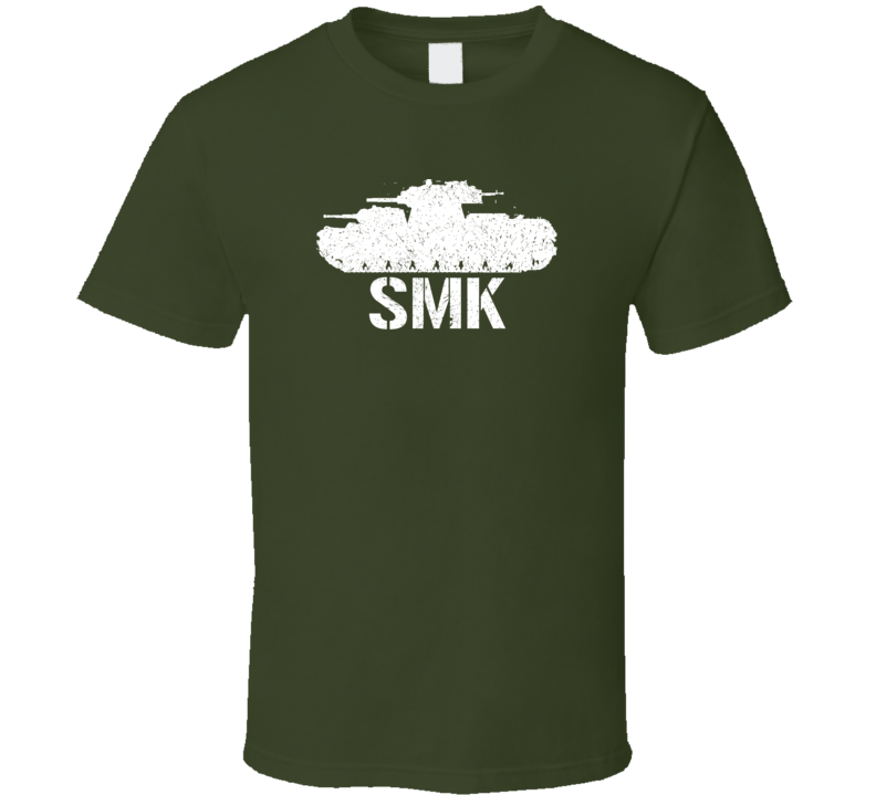 Soviet Union Heavy Tank SMK Military T Shirt Soviet Union Heavy Tank SMK Military T Shirt