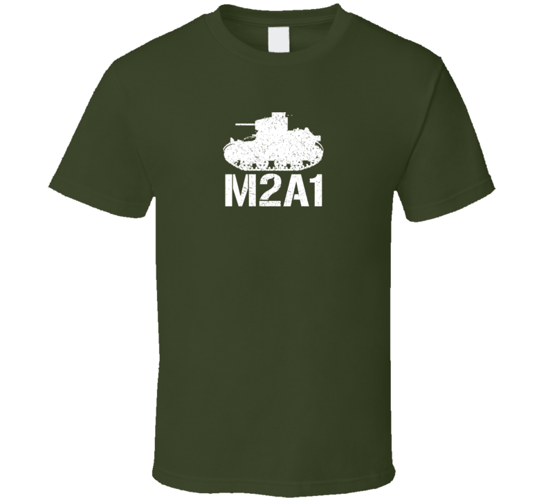 United States Light Tank M2A1 Military T Shirt United States Light Tank M2A1 Military T Shirt