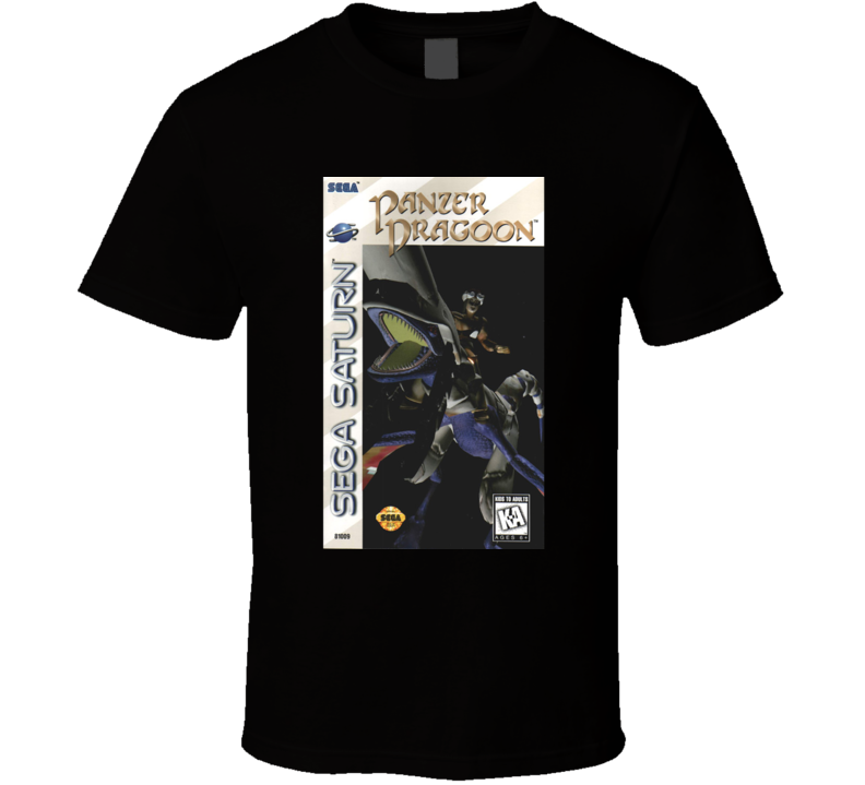 Panzer Dragoon Vintage Sega Video Game Box Cool T Shirt Panzer Dragoon Vintage Sega Video Game Box Cool T Shirt
