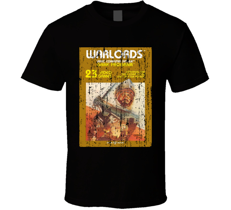 Warlords Vintage Atari Video Game Box Cool T Shirt Warlords Vintage Atari Video Game Box Cool T Shirt
