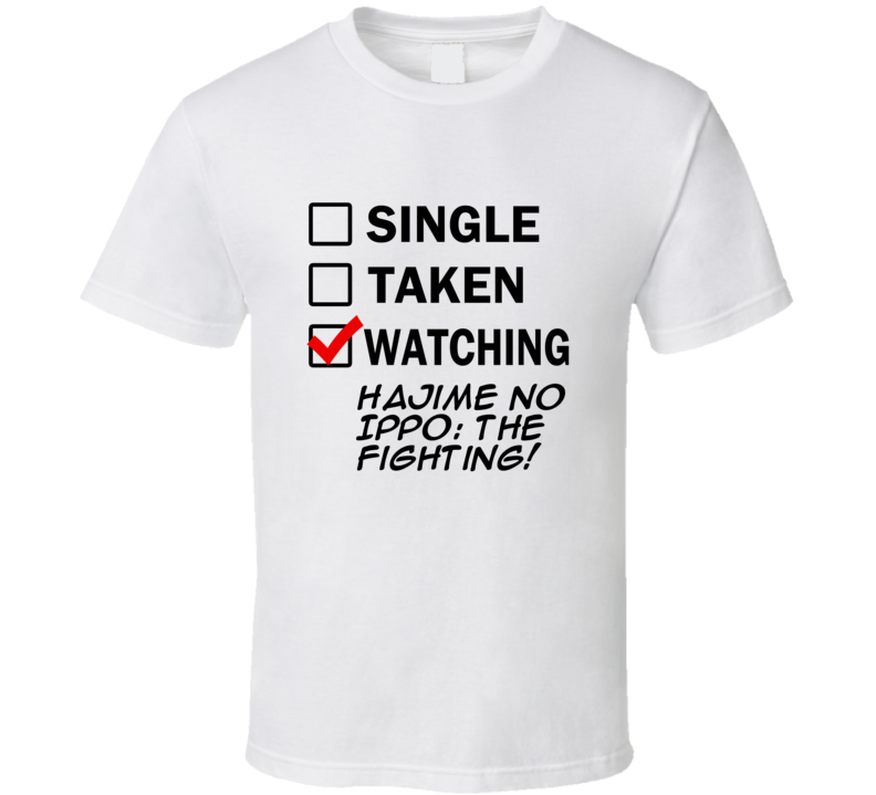 Life Is Short Watch Hajime No Ippo: The Fighting! Anime TV T Shirt