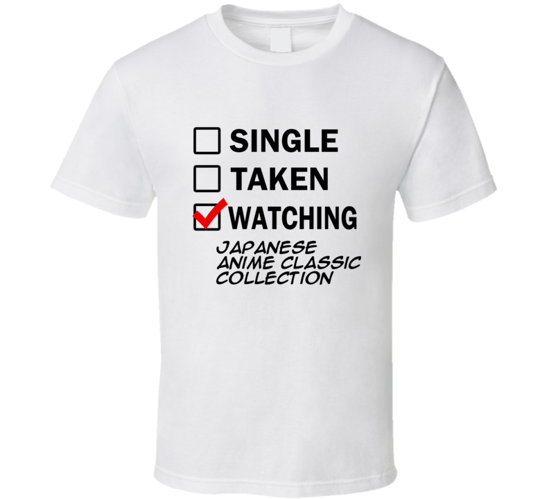 Life Is Short Watch Japanese Anime Classic Collection Anime TV T Shirt