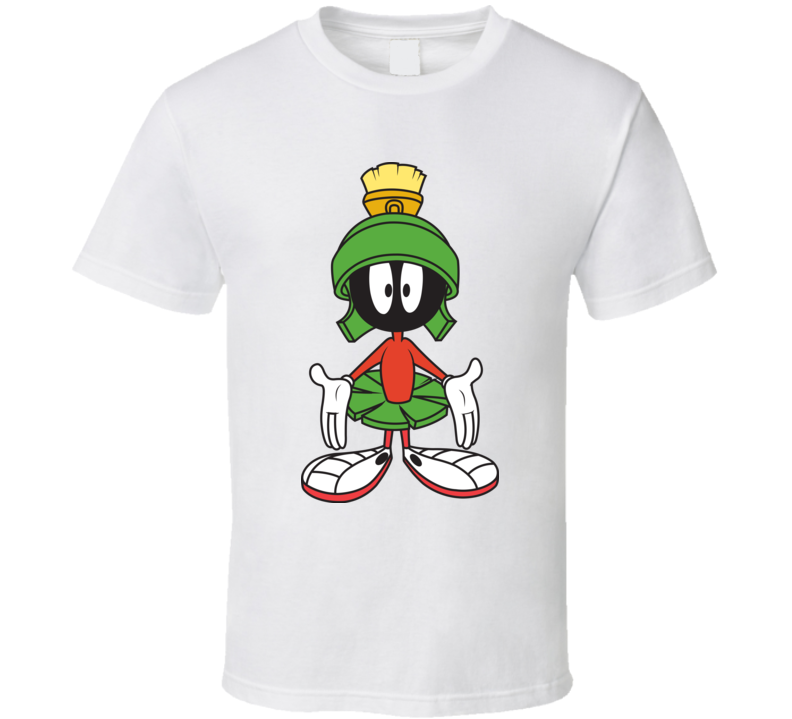Marvin The Matian Looney Toons Retro Tv Show Cartoon  T Shirt