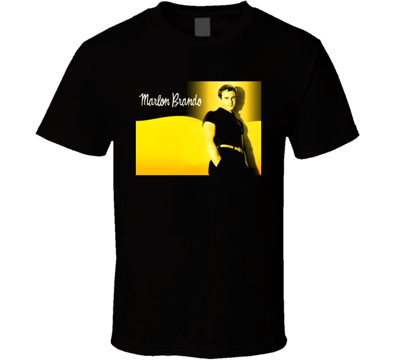 Marlon Brando Tv Star Legend Retro T Shirt Marlon Brando Tv Star Legend Retro T Shirt