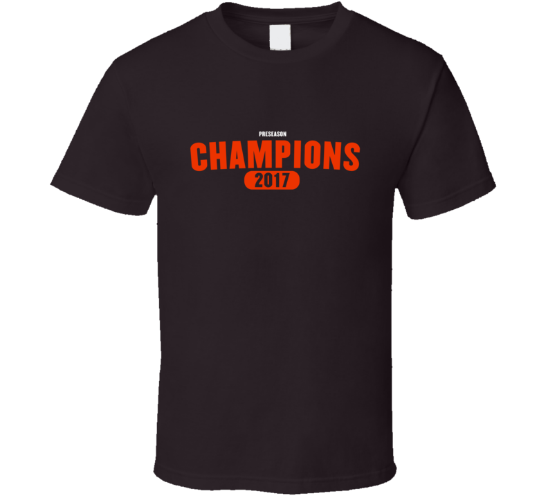 Cleveland Browns Preseason Champtions Funny Football T Shirt 