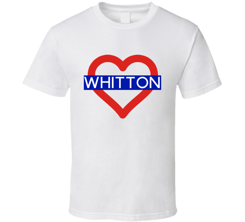 Love London Underground Tube Whitton Heart Design England T Shirt Love London Underground Tube Whitton Heart Design England T Shirt