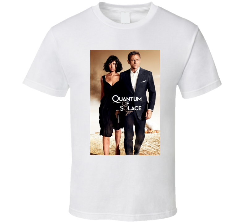 Quantum Of Solace 007 Movie Cover T Shirt Quantum Of Solace 007 Movie Cover T Shirt