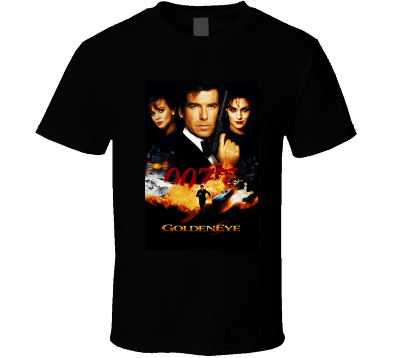 Goldeneye 007 Movie Cover  T Shirt