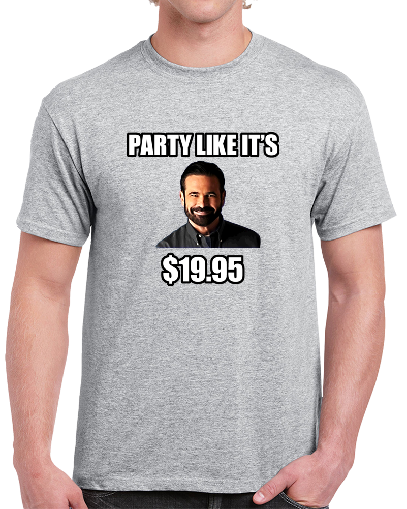 Oxiclean Billy Mays Party Like Its $19.95 Clever T Shirt