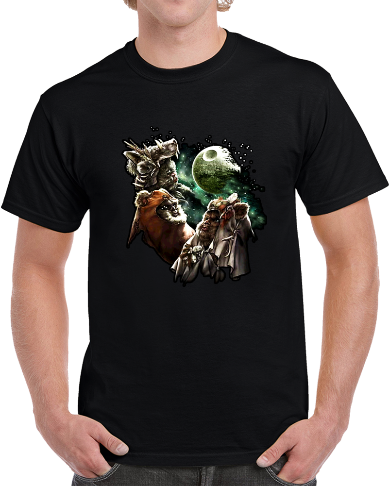 Three Wolf Moons Ewok Clever T Shirt