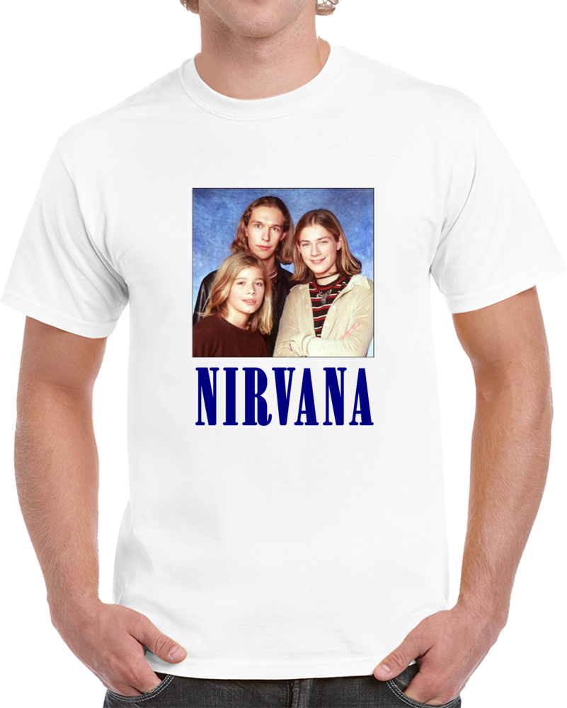 Hanson Brothers Nirvana Clever Parody Music Band T Shirt