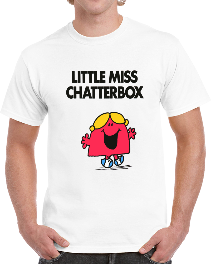Little Miss Chatterbox Character From Little Miss Book Series Fan T Shirt
