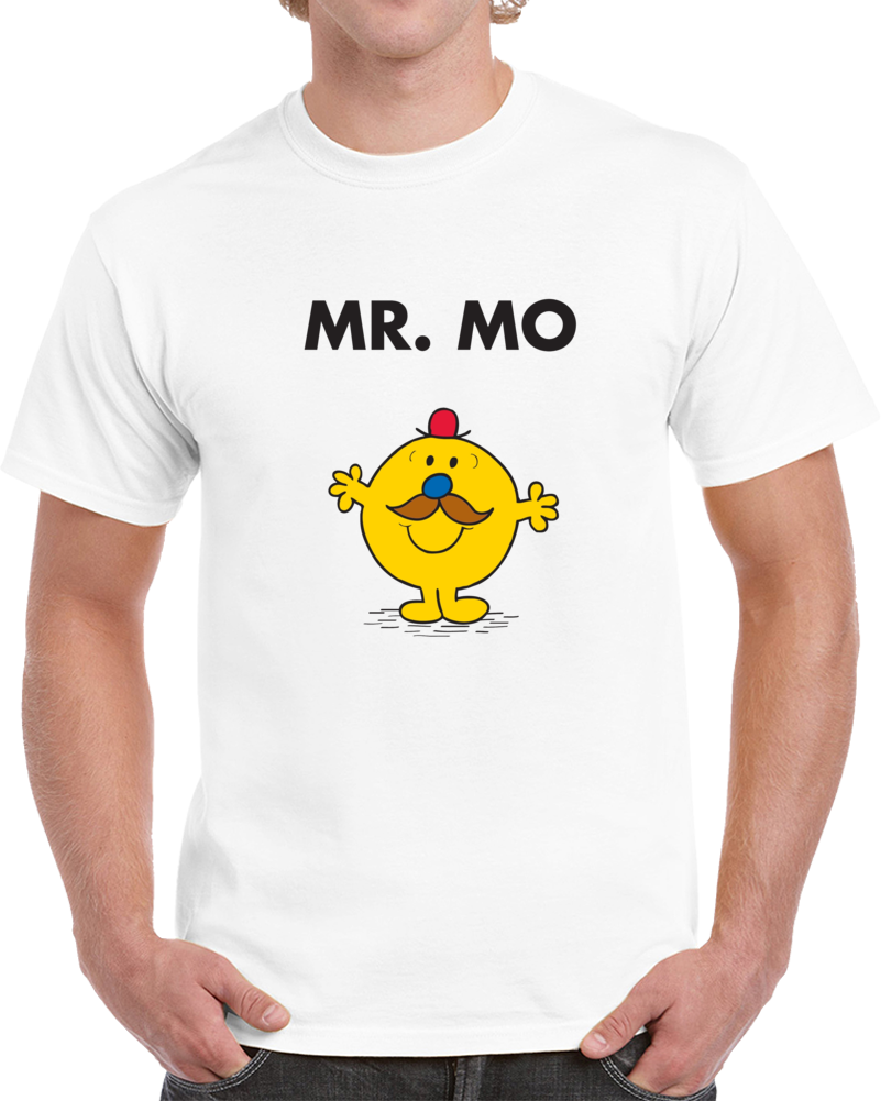 Mr Mo Character From Mr Men Book Series Fan T Shirt