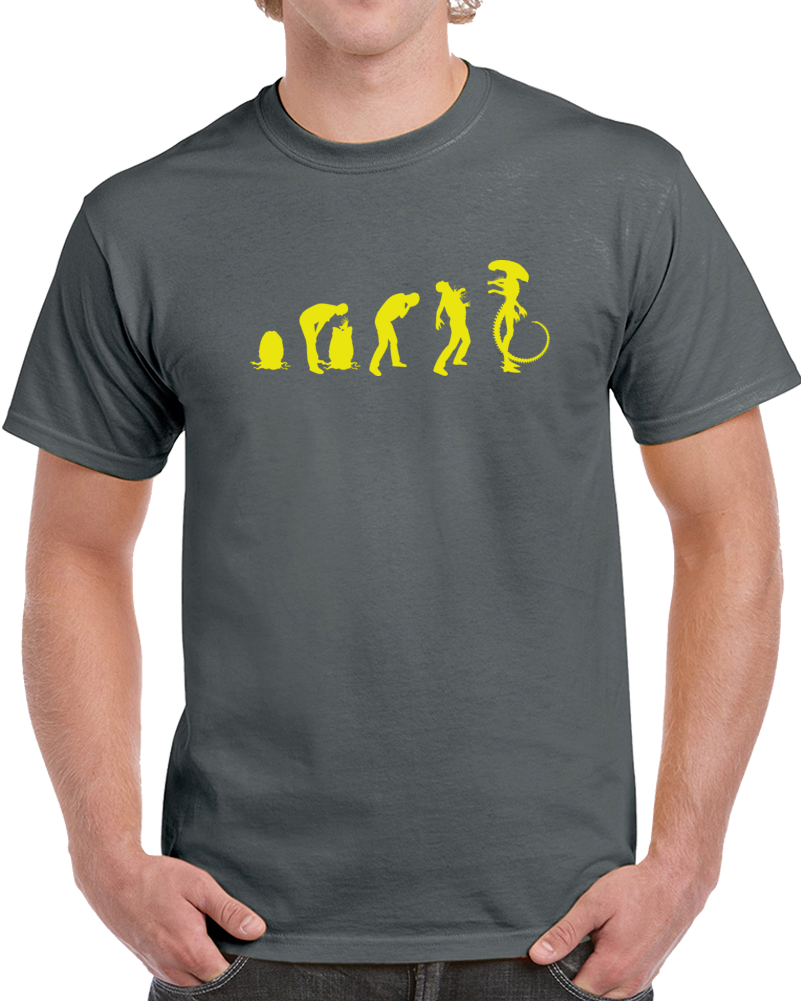 Alien Evolution Trilogy Clever Movie T Shirt