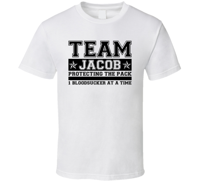 Team Jacob Eclipse Twilight Movie T Shirt Team Jacob Eclipse Twilight Movie T Shirt