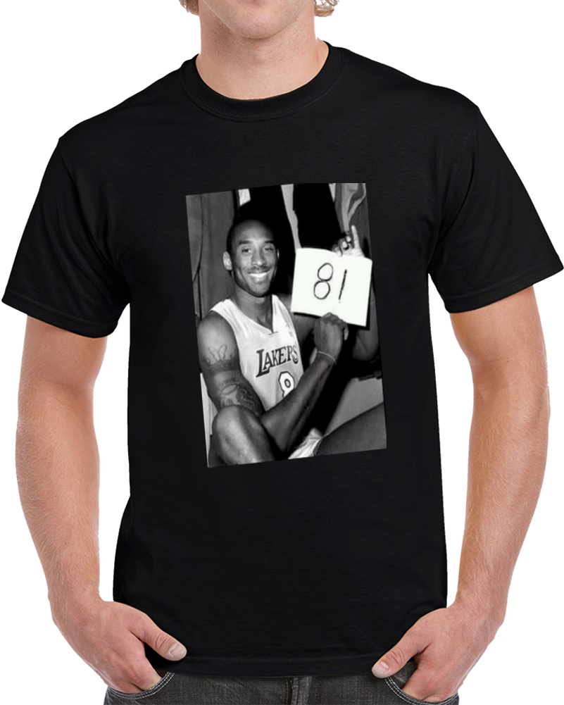 Kobe Bryant 81 Point Game T Shirt Kobe Bryant 81 Point Game T Shirt