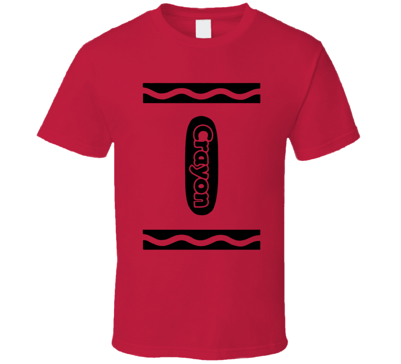 Crayola Red Halloween Costume T Shirt Crayola Red Halloween Costume T Shirt