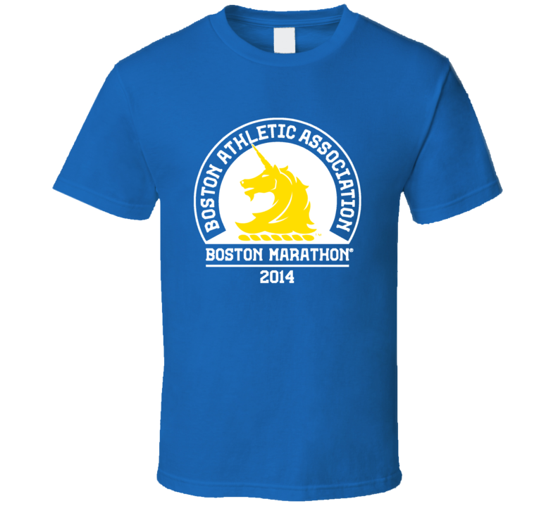 Boston Marathon Athletic Association 2014 Inverted Supporters T Shirt