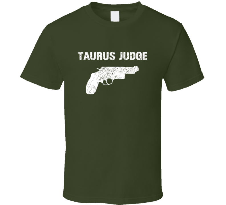 Taurus Judge Pistol Military Distressed Fixed T Shirt