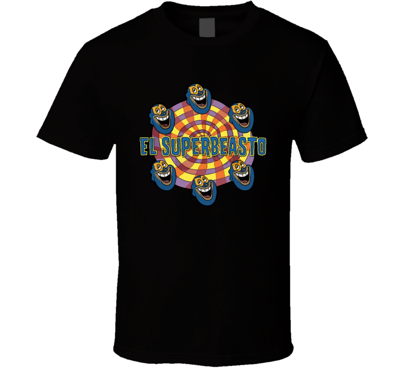 El Superbeasto Luchador Animation T Shirt El Superbeasto Luchador Animation T Shirt