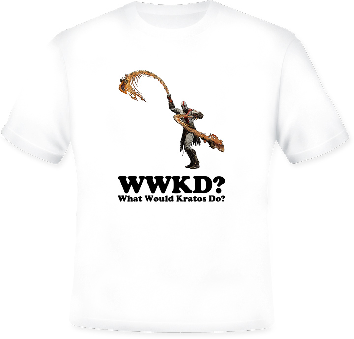What Would Kratos Do T Shirt What Would Kratos Do T Shirt