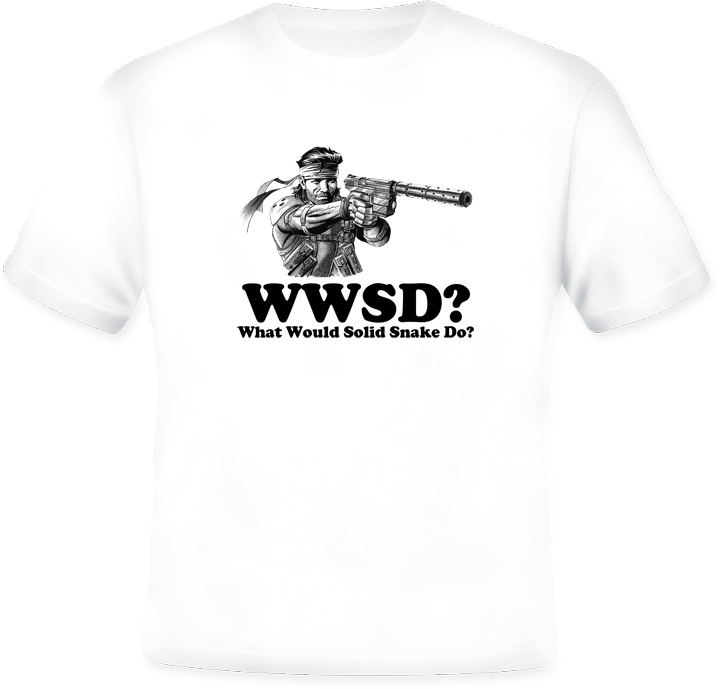 What Would Solid Snake Do T Shirt What Would Solid Snake Do T Shirt