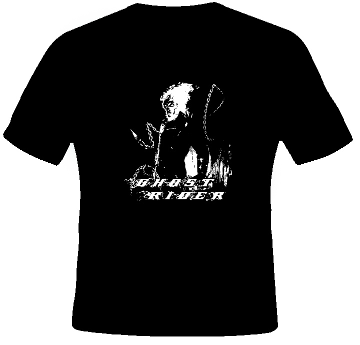 Ghost Rider Movie Retro Comic Book T Shirt Ghost Rider Movie Retro Comic Book T Shirt