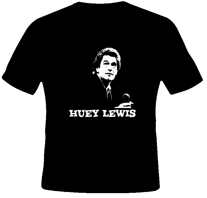 Huey Lewis 80s music T shirt Huey Lewis 80s music T shirt
