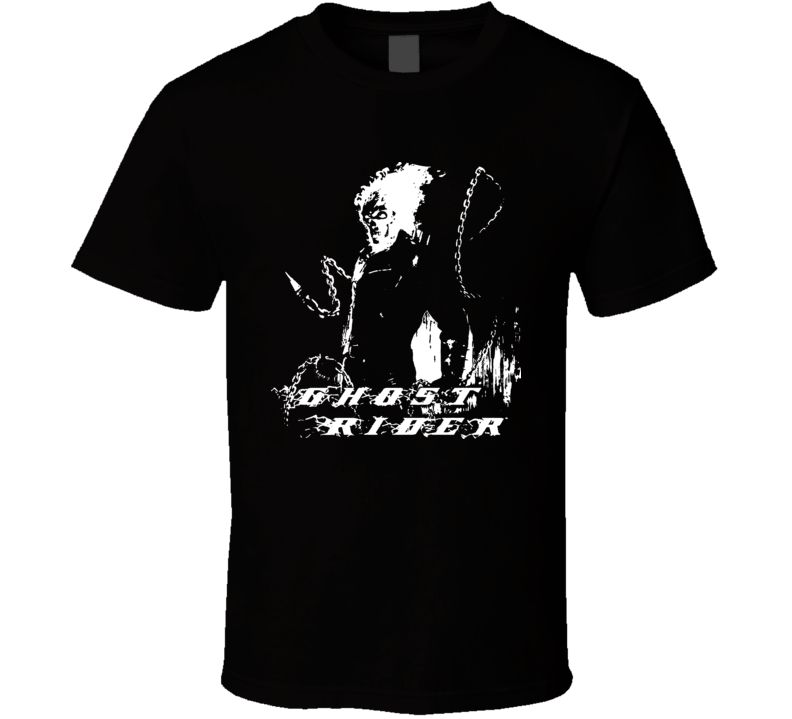 Ghost Rider Movie Retro Comic Book T Shirt Ghost Rider Movie Retro Comic Book T Shirt