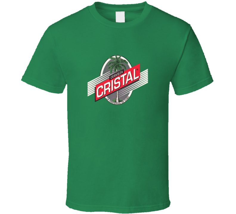 Cristal Cuban Beer Cerveza T Shirt Cristal Cuban Beer Cerveza T Shirt