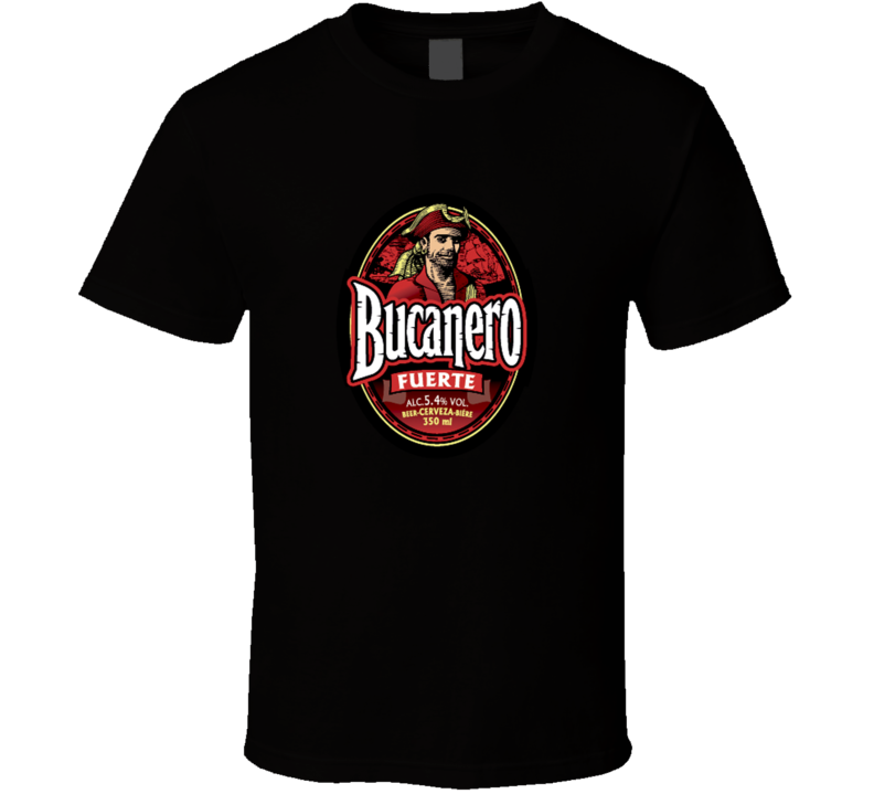 Bucanero Beer Cuba Cerveza Logo T Shirt Bucanero Beer Cuba Cerveza Logo T Shirt