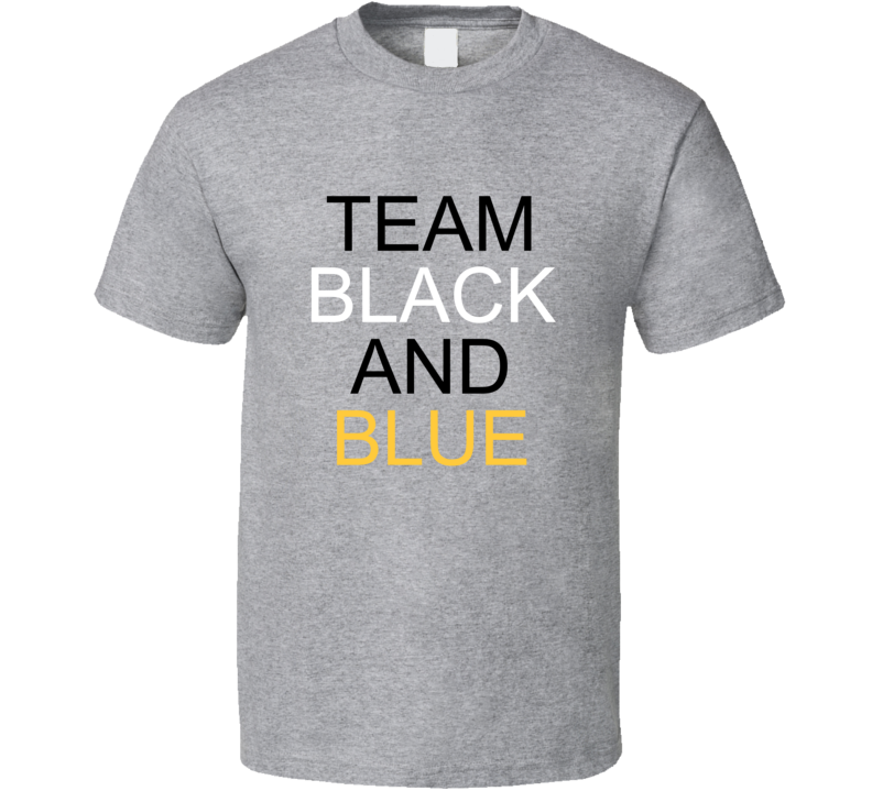 Team Black And Blue Viral T Shirt Team Black And Blue Viral T Shirt