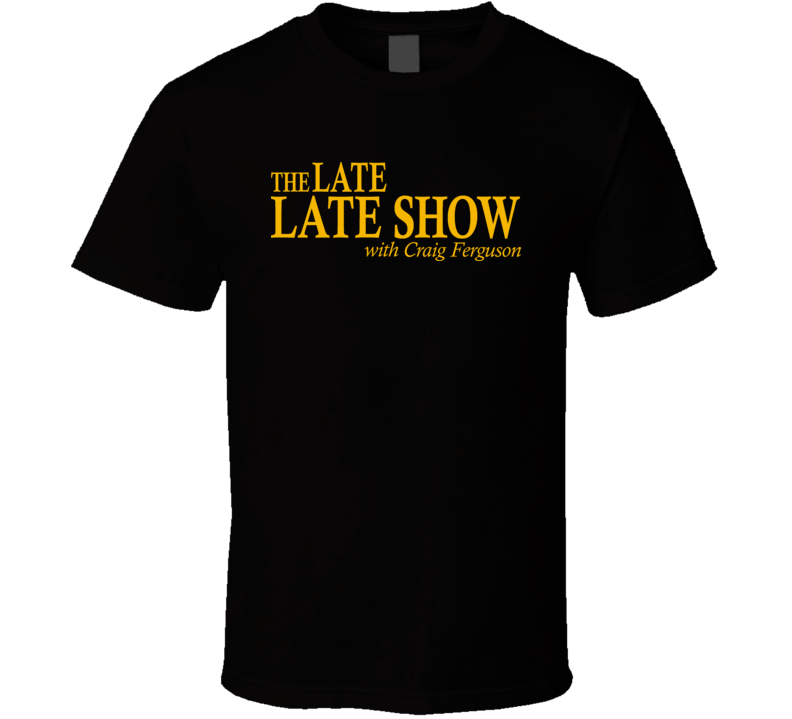 The Late Show Craig Ferguson T Shirt The Late Show Craig Ferguson T Shirt