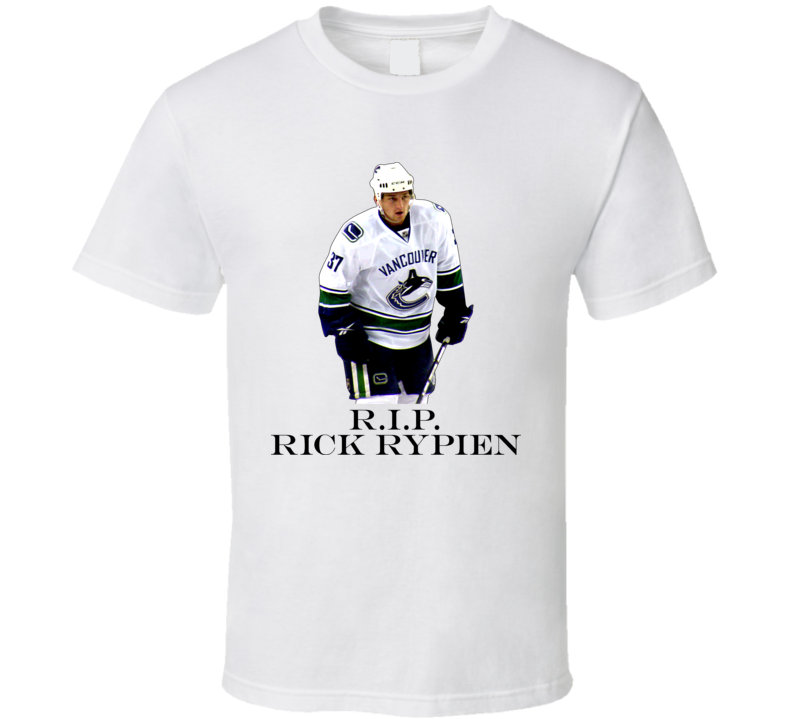 Rick Rypien RIP Vancouver Winnipeg Jets T Shirt Rick Rypien RIP Vancouver Winnipeg Jets T Shirt