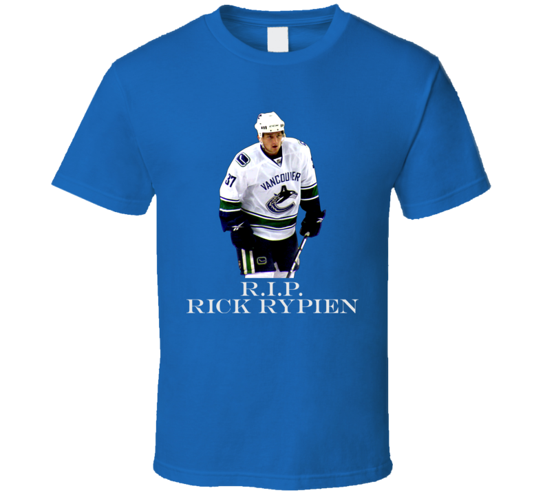 Rick Rypien Rip Vancouver Winnipeg Jets Black T Shirt