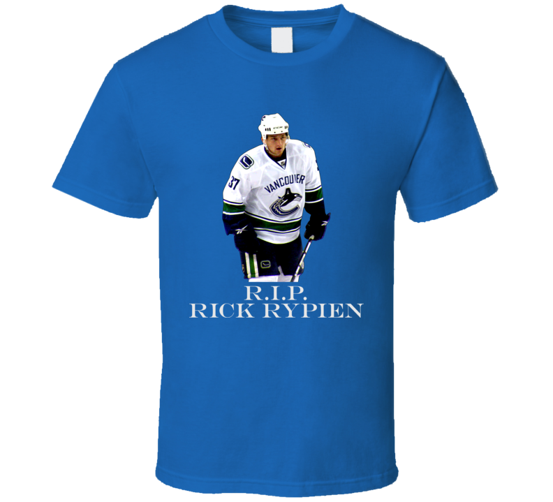 Rick Rypien Rip Vancouver Winnipeg Jets Black T Shirt Rick Rypien Rip Vancouver Winnipeg Jets Black T Shirt