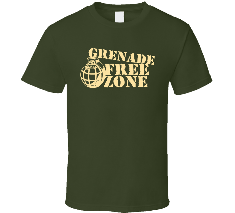 Grenade Free Zone T Shirt