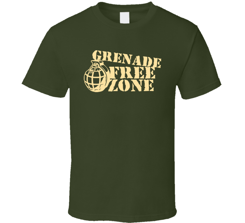 Grenade Free Zone T Shirt Grenade Free Zone T Shirt