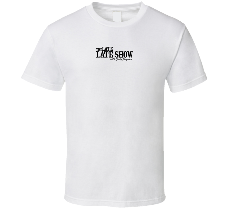 Late Night Show With Craig Ferguson Custom Back T Shirt