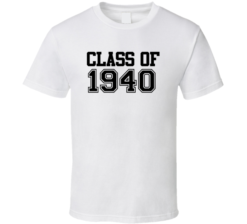 Class of 1940 Reunion School Pride Collage T Shirt