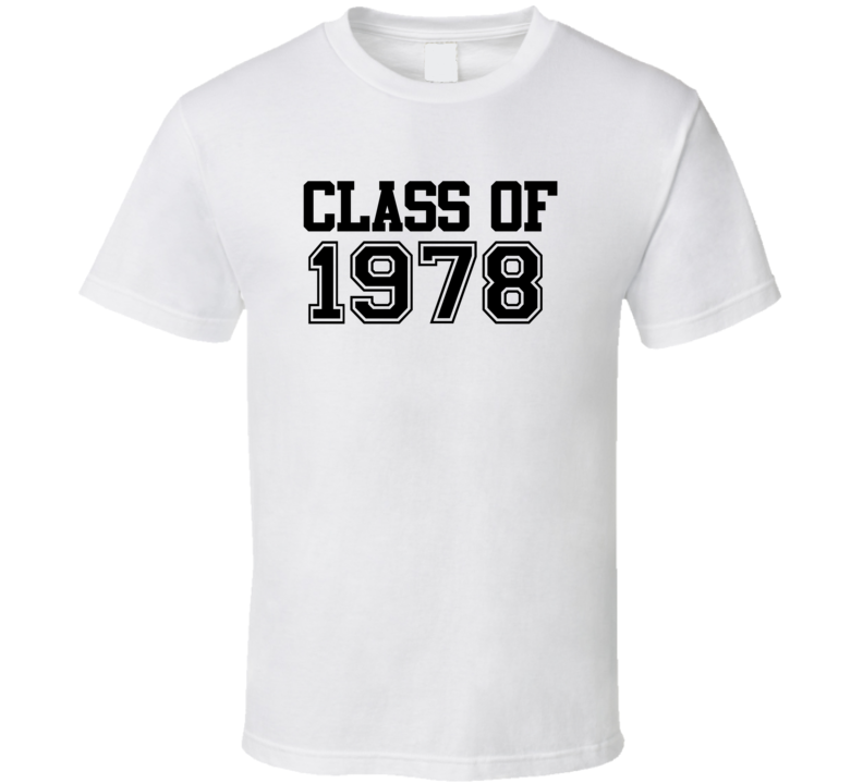 Class of 1978 Reunion School Pride Collage T Shirt